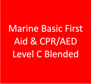 Marine Basic First Aid with CPR/AED Level C - Blended